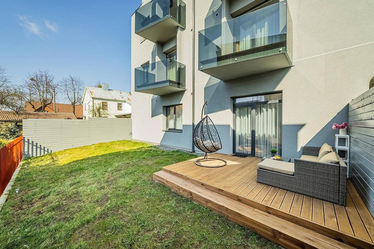 Lovely Apartment With Private Terrace By Urban Rent 考纳斯 外观 照片